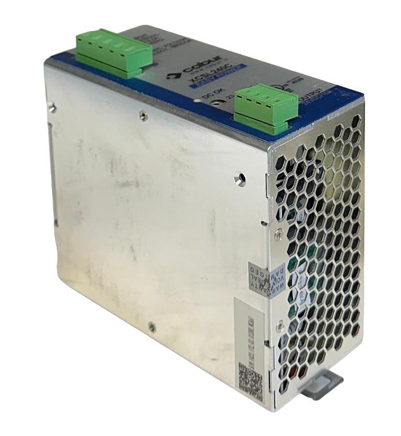 Used CABUR XCSL240C / CSL240C SWITCHING POWER SUPPLY 120-230VAC IN 24VDC OUT 10A NSMP