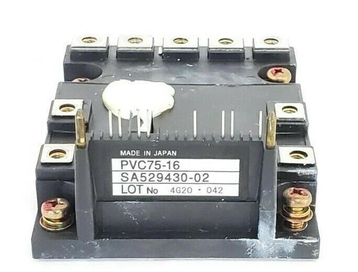 Used FUJI ELECTRIC PVC75-16 INVERTER RECTIFIER PVC7516, SA529430-02