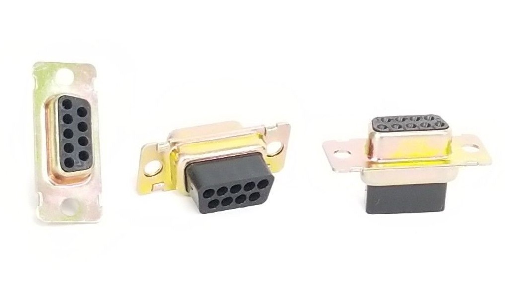 Used LOT OF 3 NEW GENERIC 9 PIN CONNECTORS