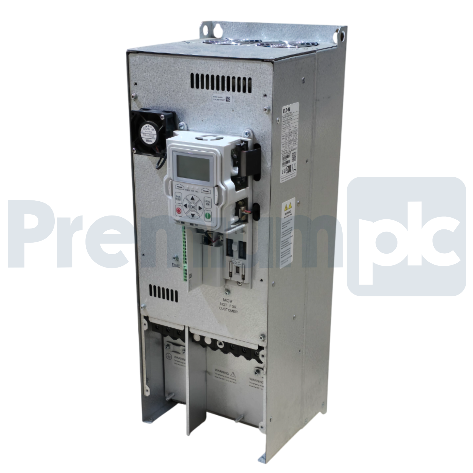 Used EATON DG1-34087FN-C21C PowerXL DG1 VFD 60/75HP 3P/440-500V 9702-4012-00P NSNP