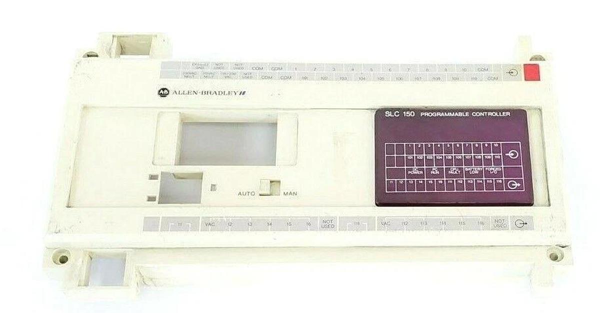 Used ALLEN BRADLEY SLC 150 PROGRAMMABLE CONTROLLER COVER (COVER ONLY)