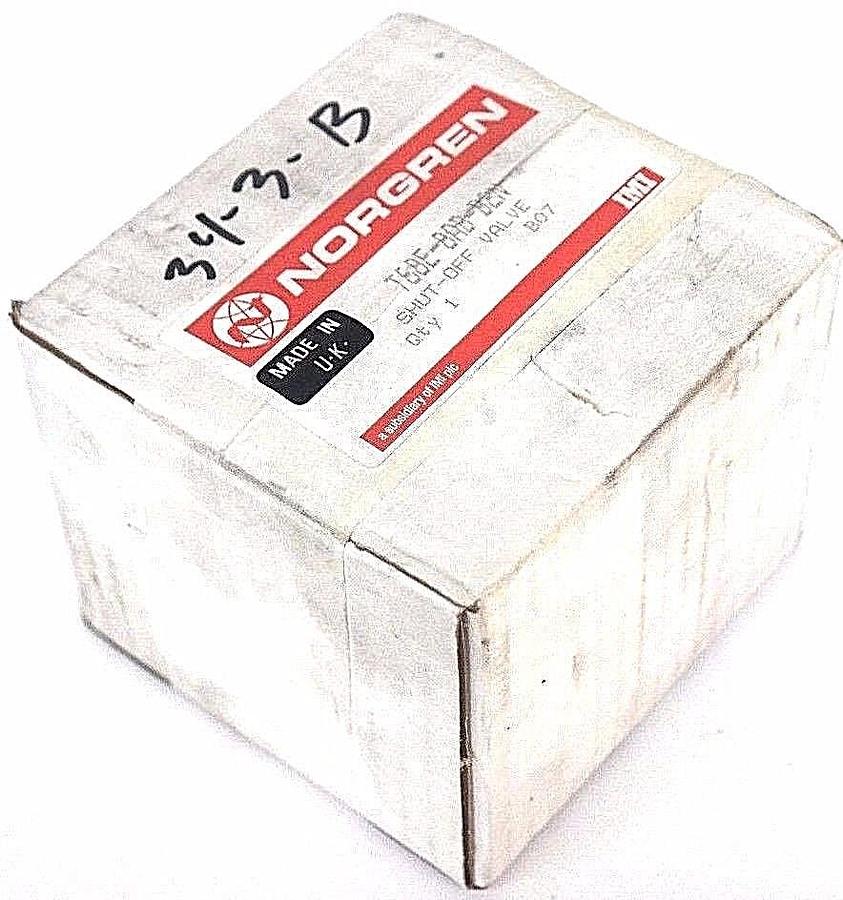 NIB NORGREN T68E-8AB-B2N SHUT-OFF VALVE T68E8ABB2N - FACTORY SEALED