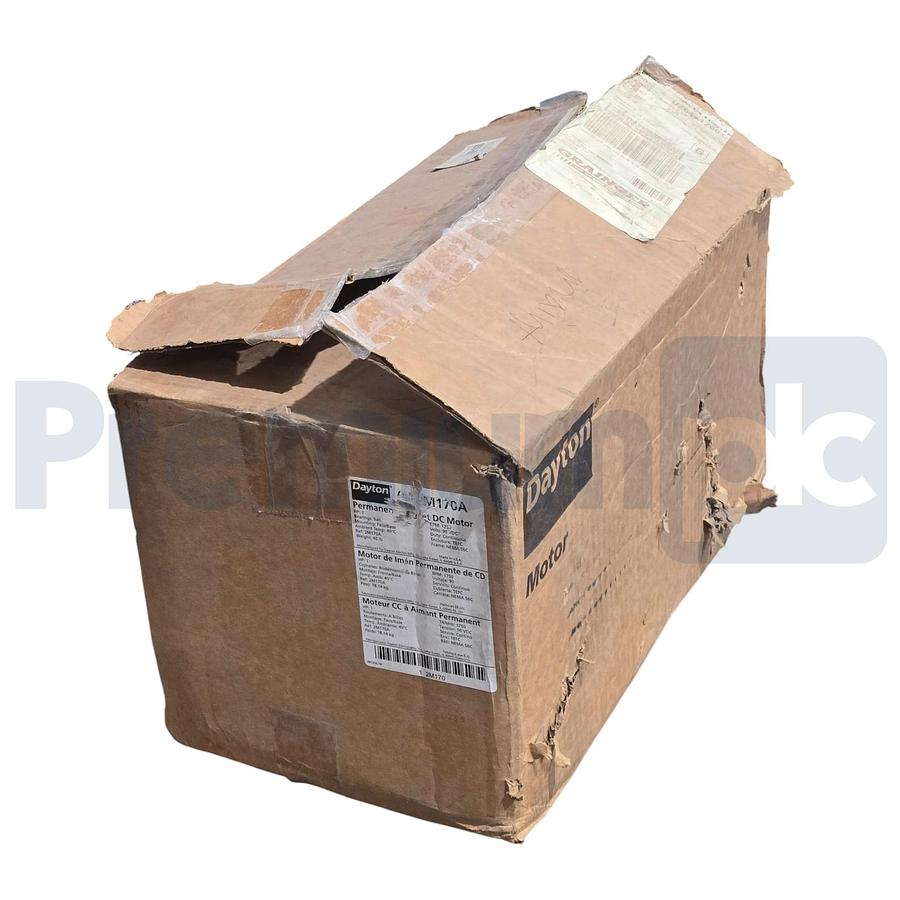 Used Dayton 2M170A | 2M170 DC Permanent Magnet Motor 1HP 1750RPM 90VDC 56C TEFC NSMP