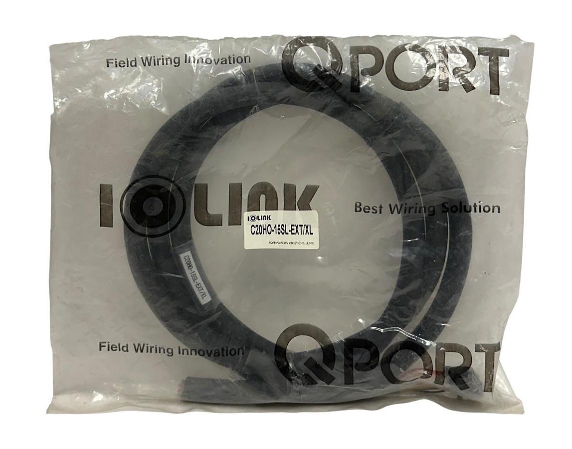 Used SAMWON ACT C20HO-15SL-EXT/XL / C20HO15SLEXTXL IO LINK QPORT CABLE ASSEMBLY NSFS