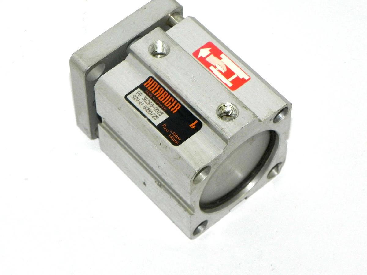 Used HOERBIGER PD 36260-0025 CYLINDER SZV-U PMAX=10BAR 145PSI, 6050/25
