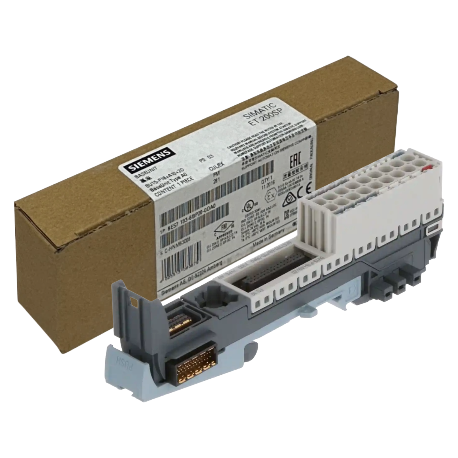 SIEMENS 6ES7193-6BP20-0DA0 | 6ES7 193-6BP20-0DA0 SIMATIC ET 200SP BaseUnit NSFS