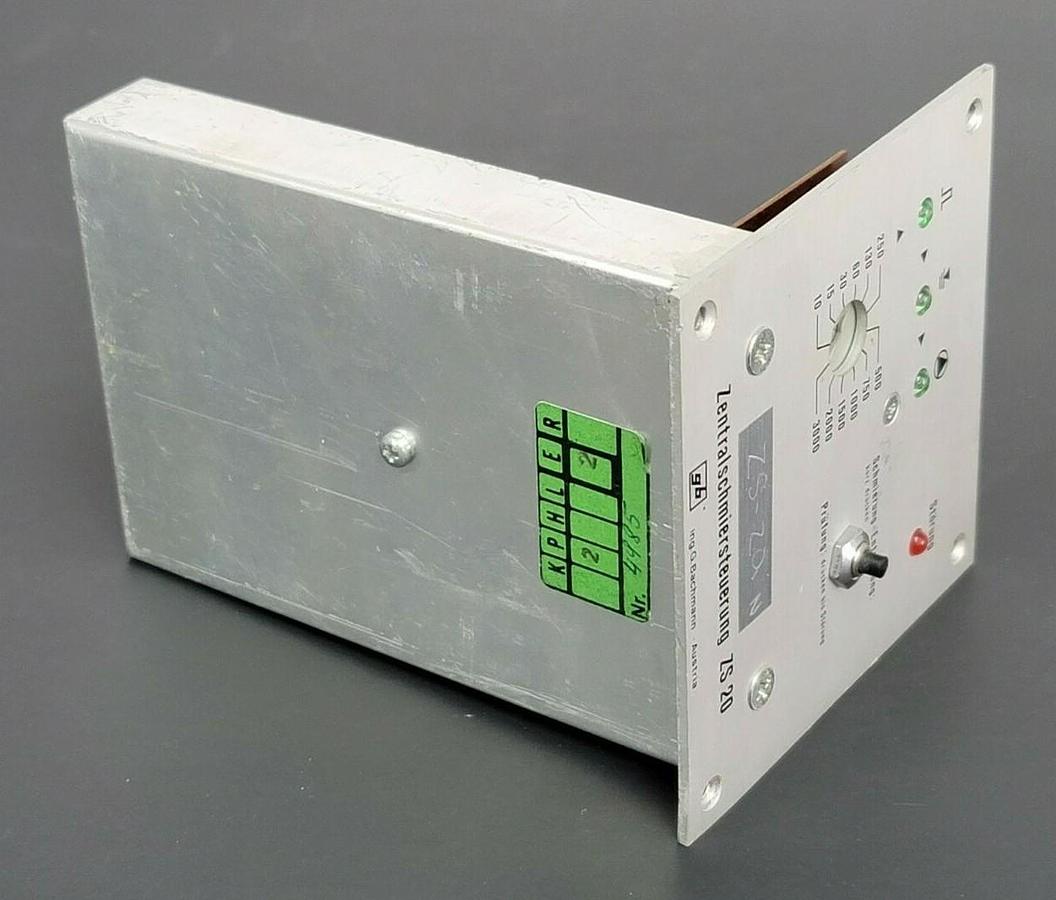 Used G. BACHMANN ZENTRALSCHMIERSTEUERUNG ZS 20