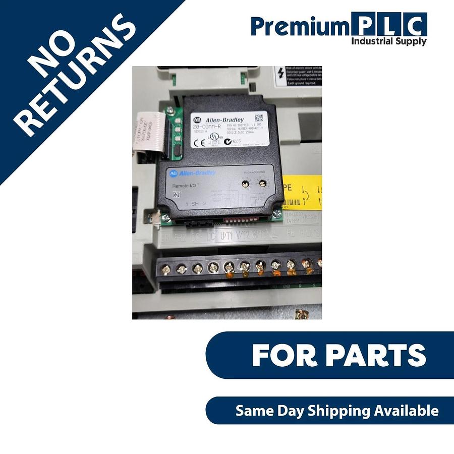 Used ALLEN BRADLEY 20BD034A0AYNANN0 /A POWERFLEX 700 AC DRIVE 25HP W/ 20-COMM-R /A