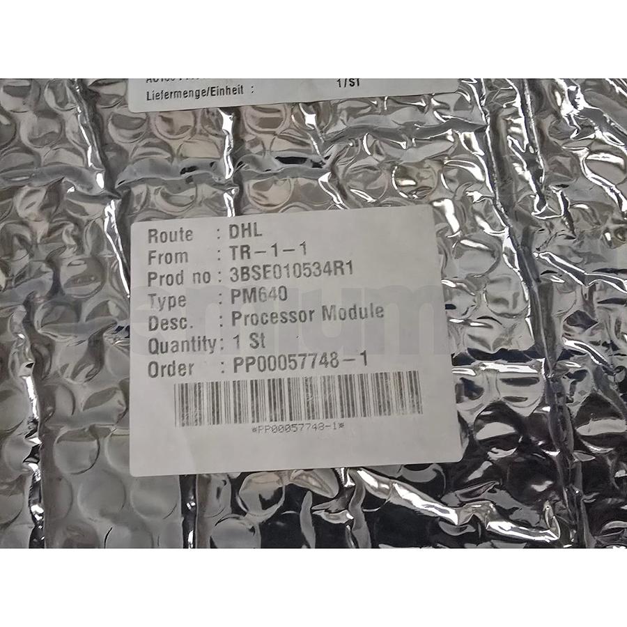 Used ABB 3BSE010534R1 PM640 Processor Module CPU AC160 Advant Controller 160 OCS NSNP
