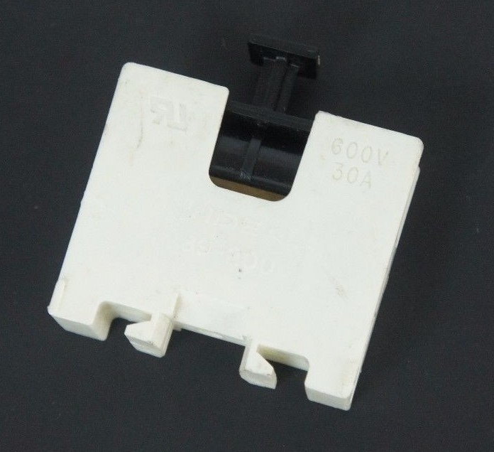 Used IDEAL 89-200 FUSE HOLDER 600V, 30A, 89200 WITH GOULD ATQ2-1/2 FUSE