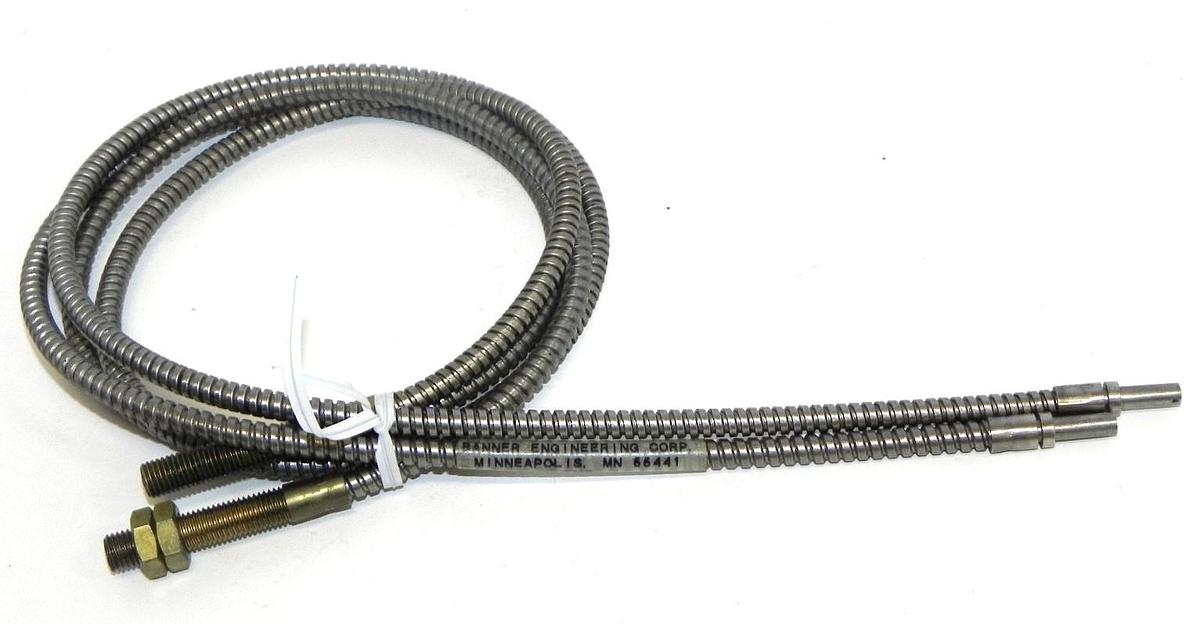 Used LOT OF 2 BANNER IT13S FIBER OPTIC CABLES