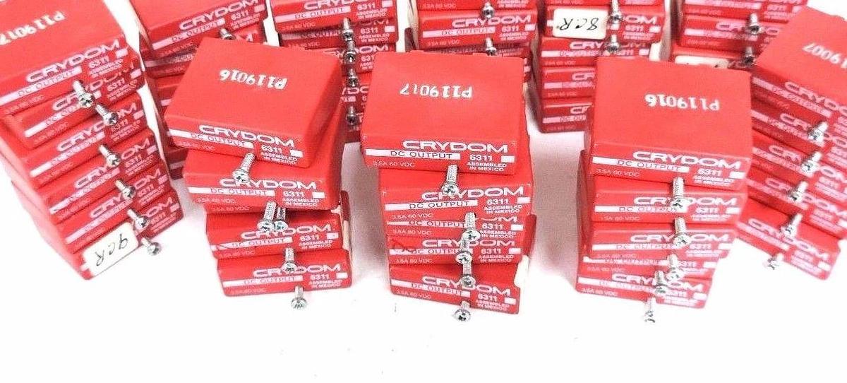 Used LOT OF 51 CRYDOM 6311 I/O MODULES 3.5A, 60VDC