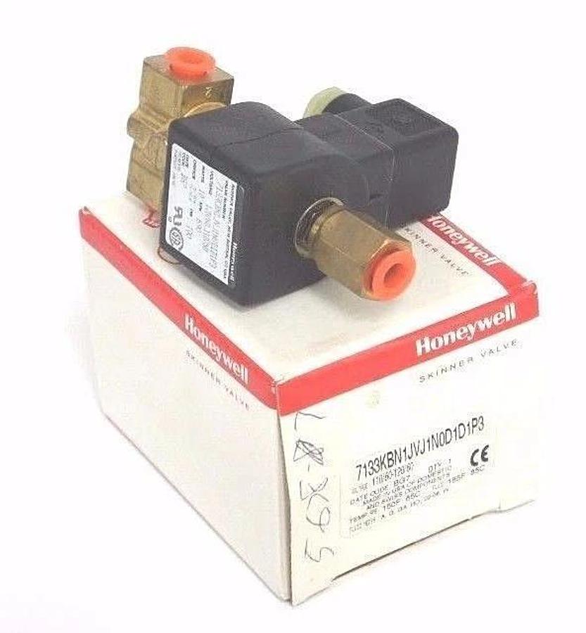 Used NIB HONEYWELL SKINNER VALVE 7133KBN1JVJ1N0D1D1P3 SOLENOID VALVE 110-120V 50/60HZ