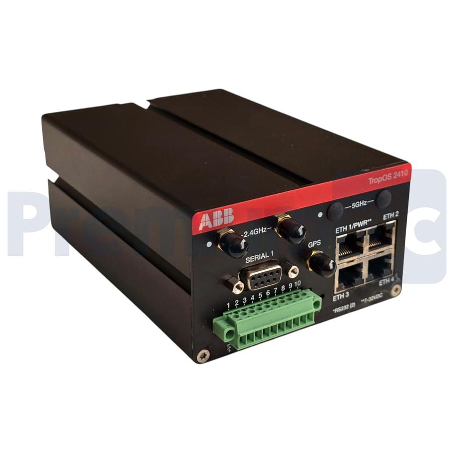 Used ABB TropOS 2410 Single-radio DIN Rail Broadband Wireless Router 2.4GHz 24103060D