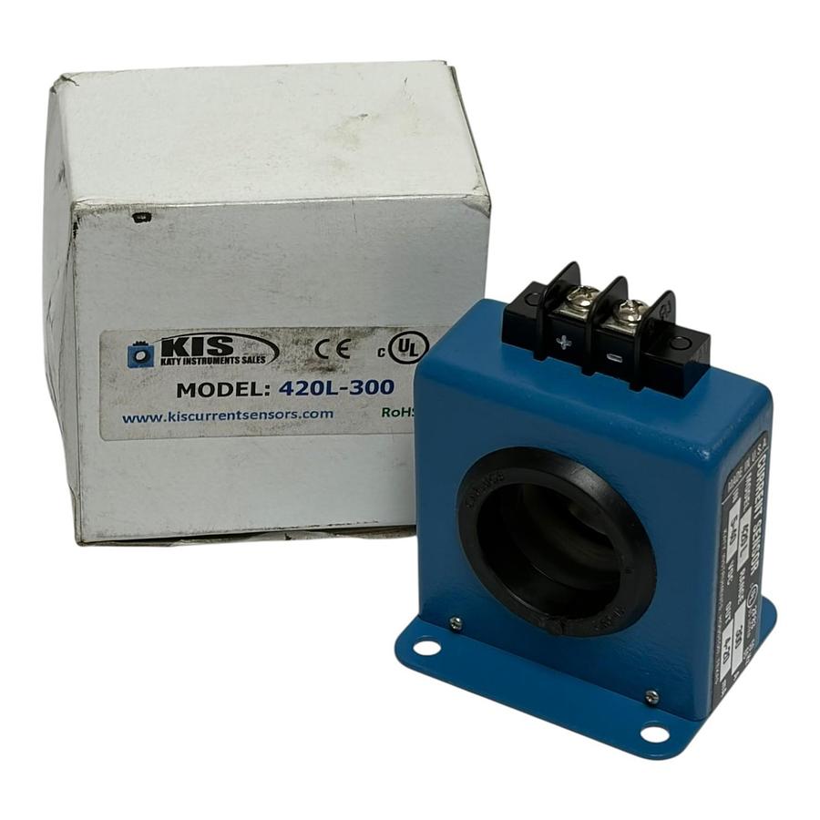 Used Katy Instruments 420L-300 AC Current Sensor Transducer 300A 4-20mA - New Surplus