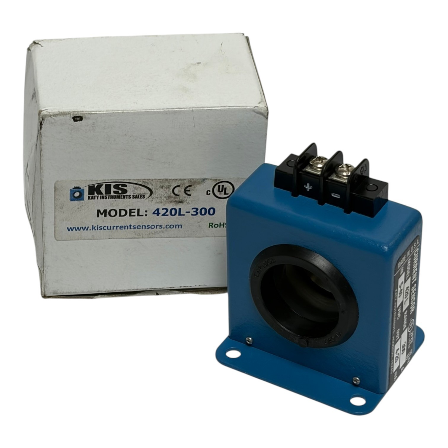 Used Katy Instruments 420L-300 AC Current Sensor Transducer 300A 4-20mA - New Surplus