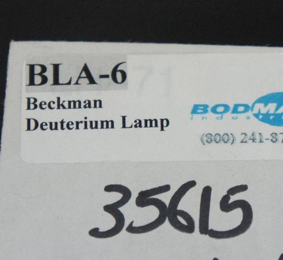 NIB BECKMAN BLA-6 DEUTERIUM LAMP 35615, S03