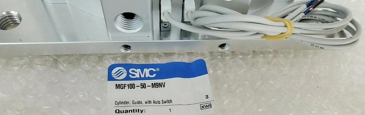 Used NEW SMC MGF100-50-M9NV CYLINDER W/ AUTOSWITCH MGF10050M9NV