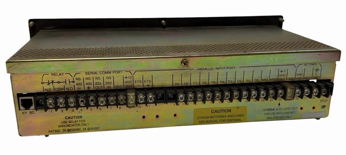 Used Allen Bradley 2706-B23J8 /G DataLiner Message Display 2-Line 120VAC USED