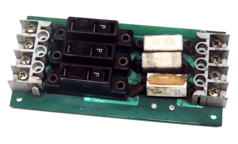 Used FANUC A350-0004-T192/02 RELAY BOARD W/ MICRON 87 5W MODULES A350-0004-T192