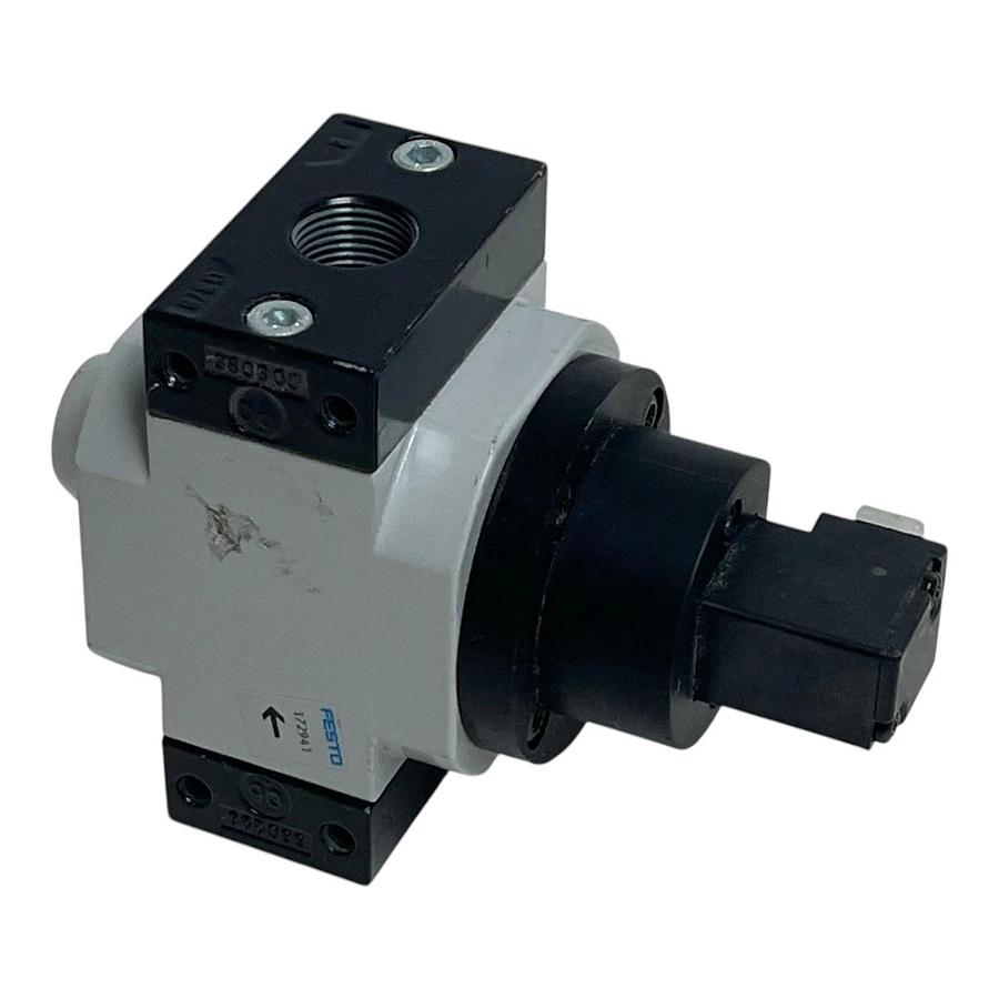 Used Festo HEE-D-MIDI-24 On-Off Solenoid Valve 172941 24V