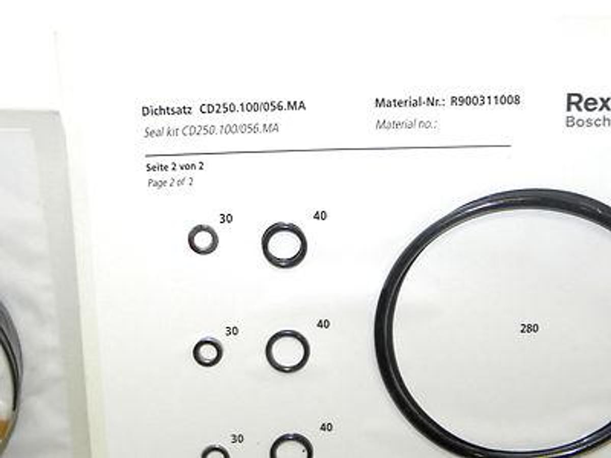 NIB REXROTH BOSCH R900311008 SEAL KIT CD250.100/056.MA