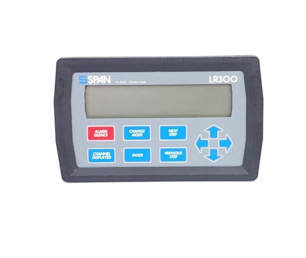 Used SPAN INSTRUMENTS LR300-4120 CONTROLLER 24VDC 4 CHANNEL WITH DISPLAY