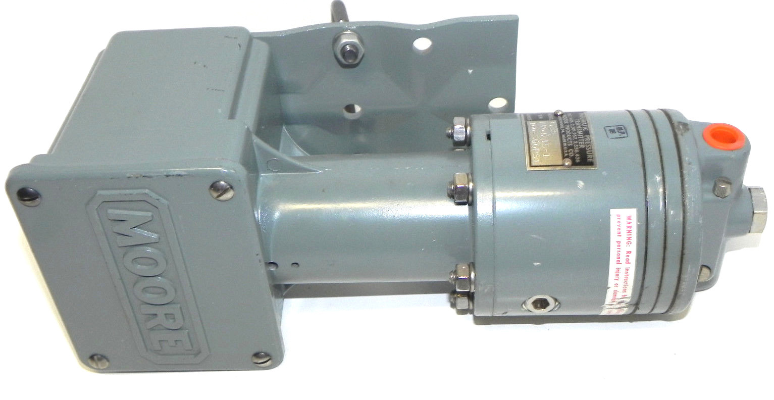 Used NEW MOORE PRODUCTS 173S PNEUMATIC PRESSURE TRANSMITTER B/M: M104215-1