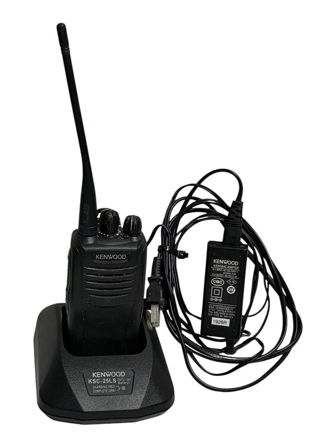 Used Kenwood TK-3360 UHF Two Way Radio Transceiver KSC-25LS Charger MKNB26N Battery