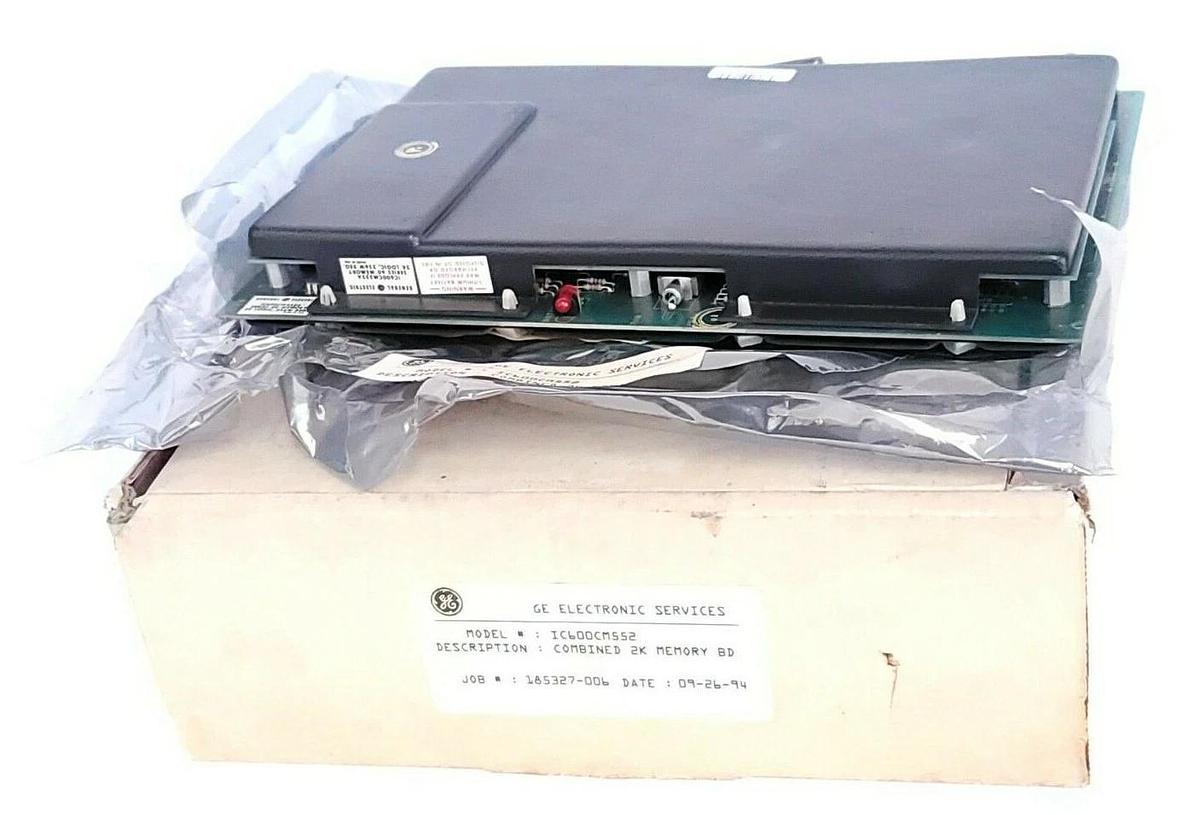 Refurbished REPAIRED GE FANUC IC600CM552A SERIES 60 MEMORY 2K LOGIC MODULE 256W IC600CM552