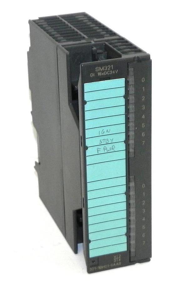 Used SIEMENS 6ES7-321-1BH01-0AA0 INPUT MODULE 6ES73211BH010AA0, DI 16XDC24V
