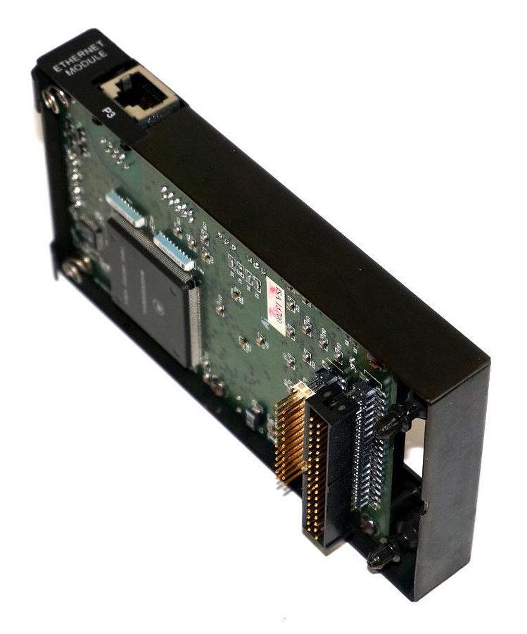 Used HORNER ELECTRIC HE800ETN100AY ETHERNET MODULE HE800ETN100