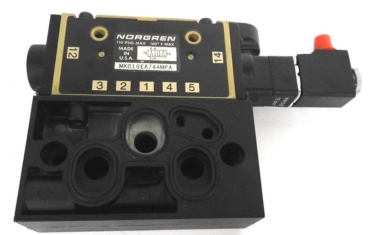 NIB NORGREN MK01GEA74AMPA G NUGGET 100 W/ 54550-50, 54473-01, 54581-50