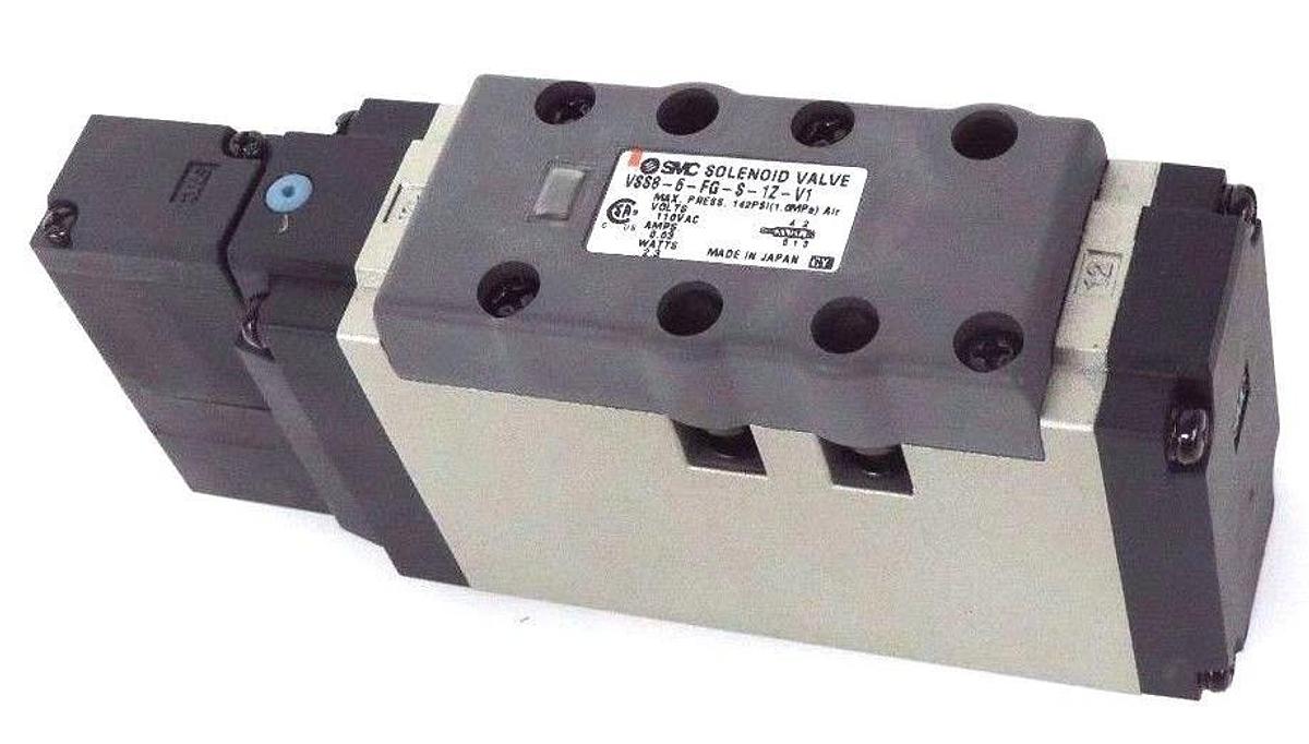 NEW SMC VSS8-6-FG-S-1Z-V1 VALVE VSS86FGS1ZV1 WATTS: 2.3 AMPS: 0.03 VOLTS: 110VAC