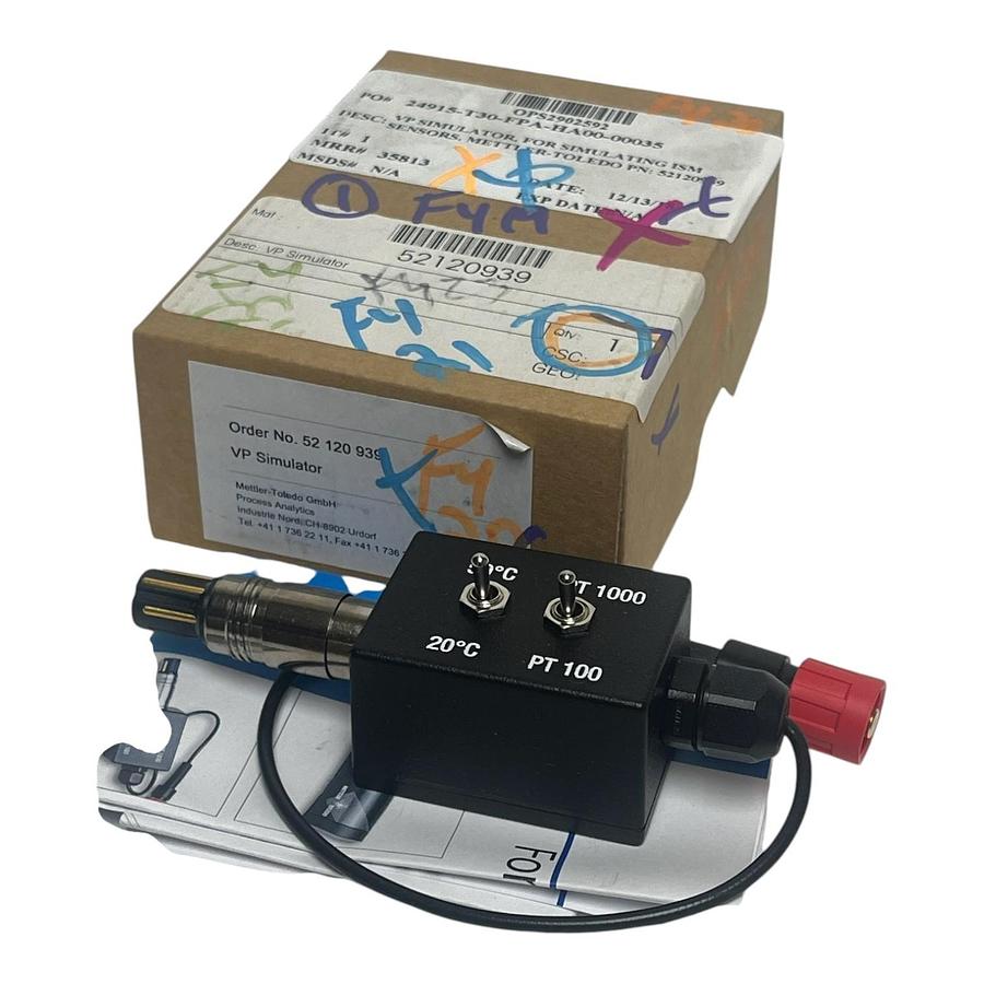 Mettler-Toledo 52.120.939 VP Simulator pH Transmitter Cable Tester VarioPin