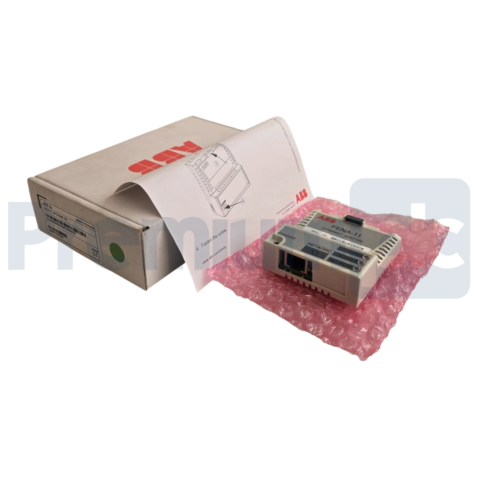 Used ABB FENA-11 OPTION/SP KIT | 3ABD0000089107 Ethernet Adapter – ACS880 ACS580 NSMP