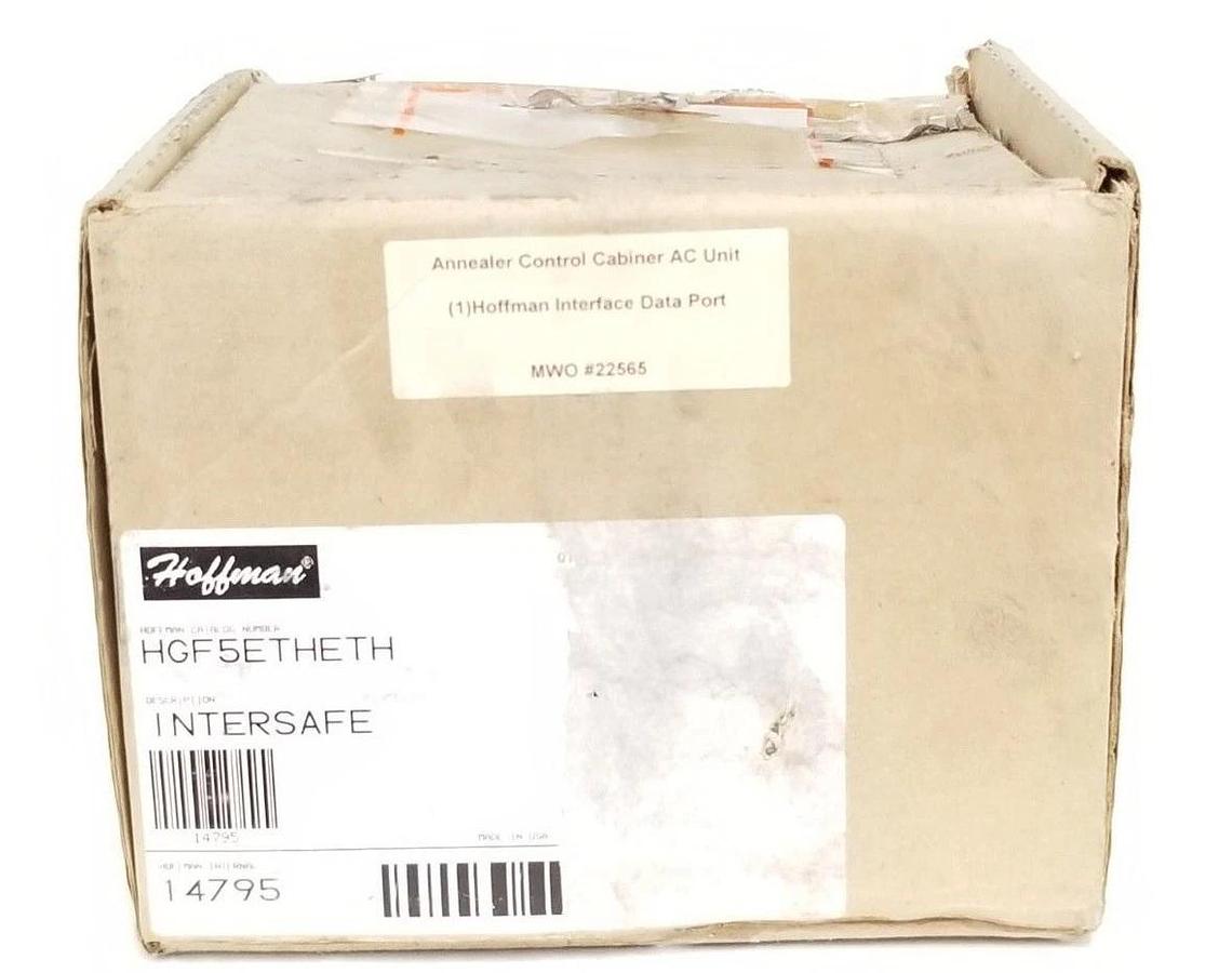 Used NIB HOFFMAN HGF5ETHETH INTERSAFE DUAL ETHERNET PROGRAMMER 14795
