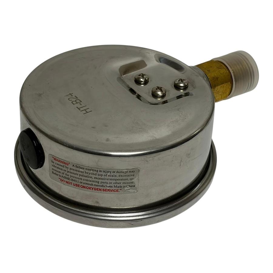 Used McMaster-Carr 20TV78 4" Liquid Filled Pressure Gauge 0-1000 PSI 1/2" NPT New
