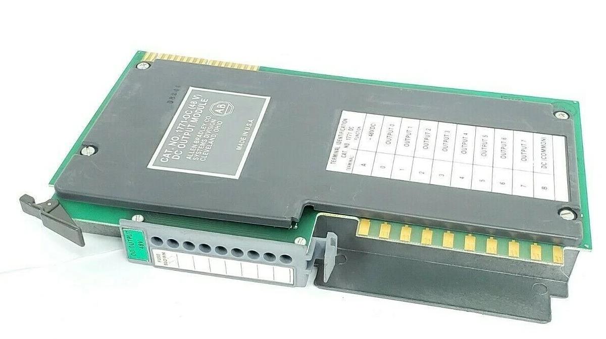 Used ALLEN BRADLEY 1771-OC DC OUTPUT MODULE 1771OC, 48V