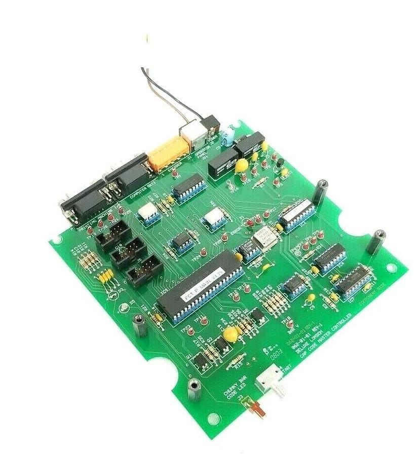Used DELUXE LONDON 062-01-01 REV: 1 CAP CODE MASTER CONTROLLER BOARD FCT-P-MAIN-V4.29