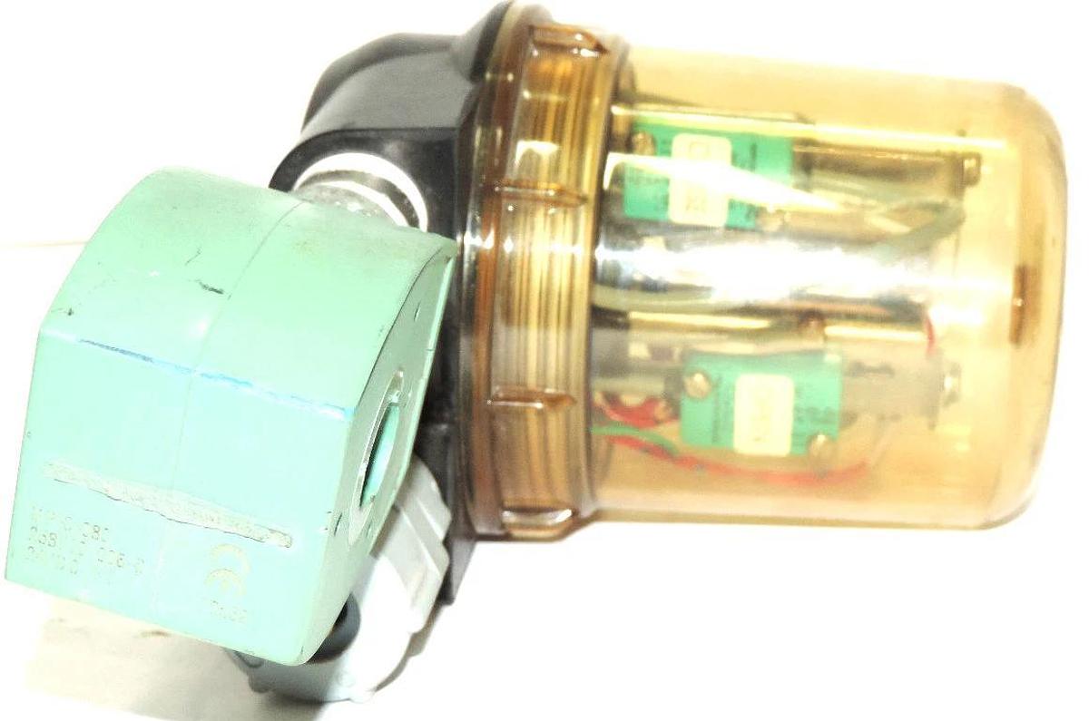 Used ITT IP 66 NEMA 4X OPEN/CLOSE SWITCH BACK WITH ASCO MP-C-080 SOLENOID