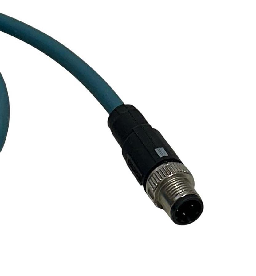 Used KEYENCE OP-88090 / OP88090 OEM SZ-V SERIES EtherNet CABLE M12 4-PIN 5M NSNP