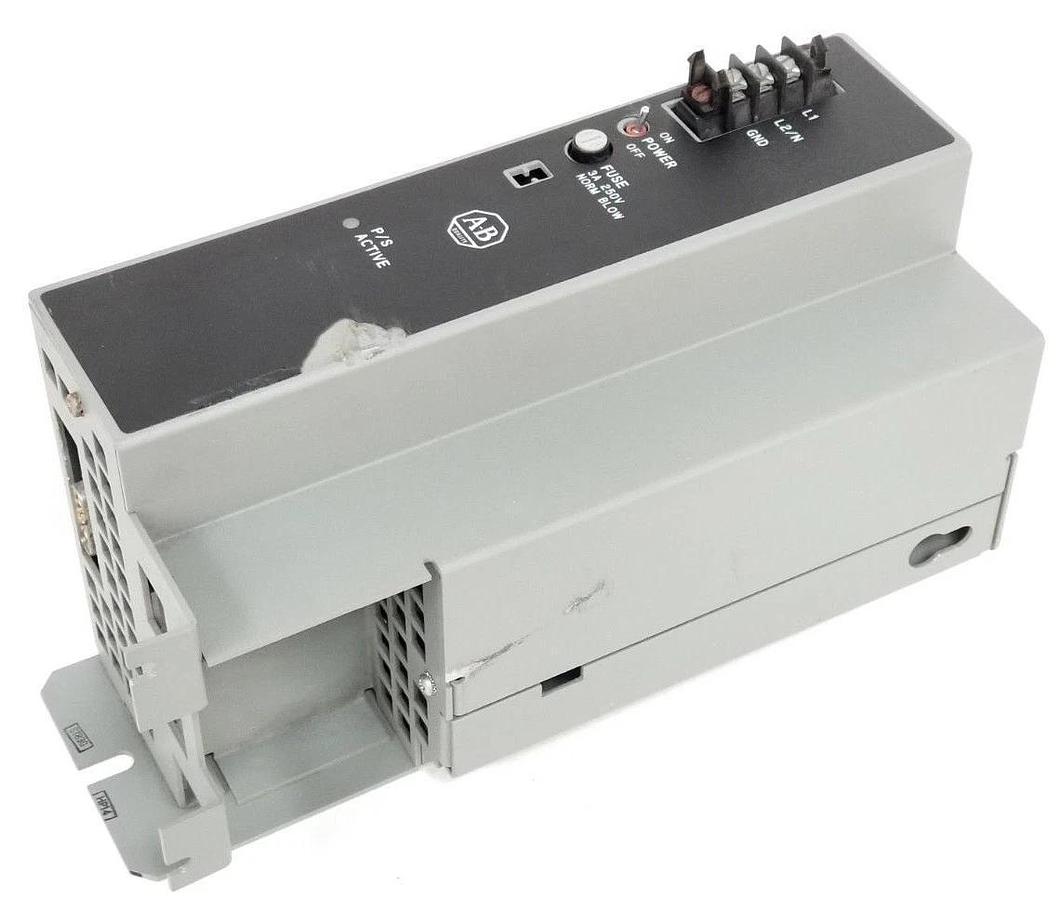 Used ALLEN BRADLEY 1771-P7 POWER SUPPLY SER. B 120-220VAC 5VDC 16A 1771P7