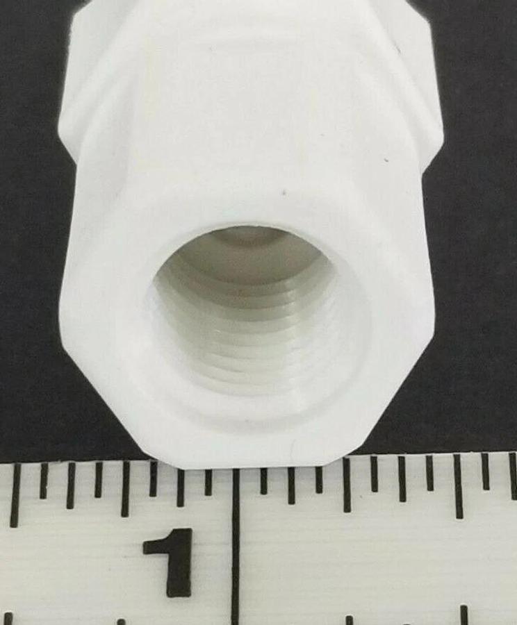 Used BAG OF 5 NEW GENERIC 5016K988 POLYPROPYLENE FITTING COUPLINGS