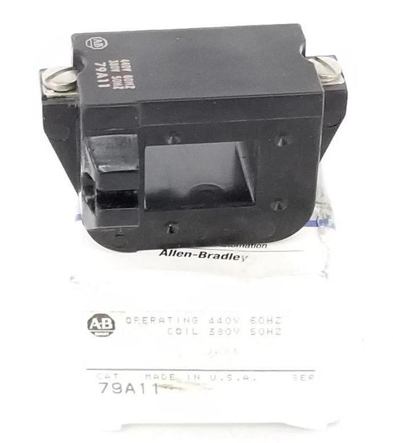 Used NIB ALLEN BRADLEY 79-A11 STARTER COIL 380V-50HZ 440V-60HZ 79A11