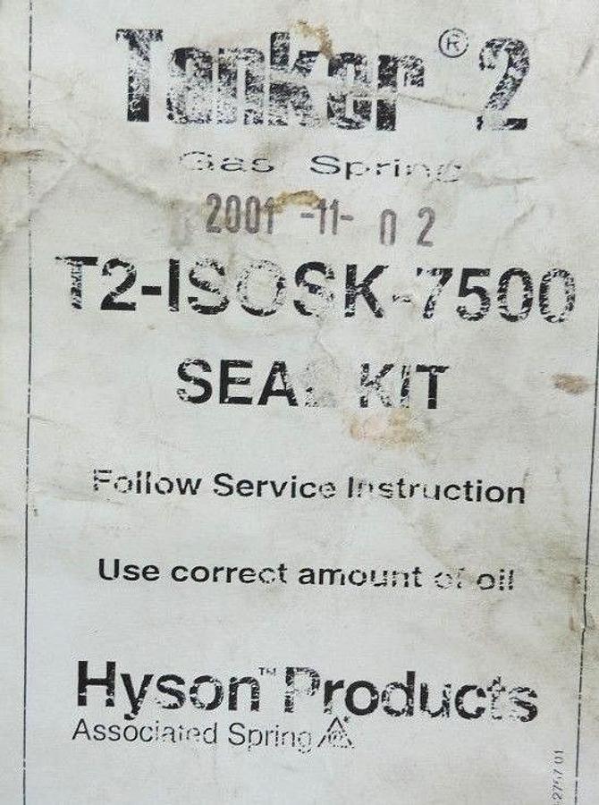 Used NEW HYSON T2-ISOSK-7500 TANKER 2 GAS SPRING SEAL KIT