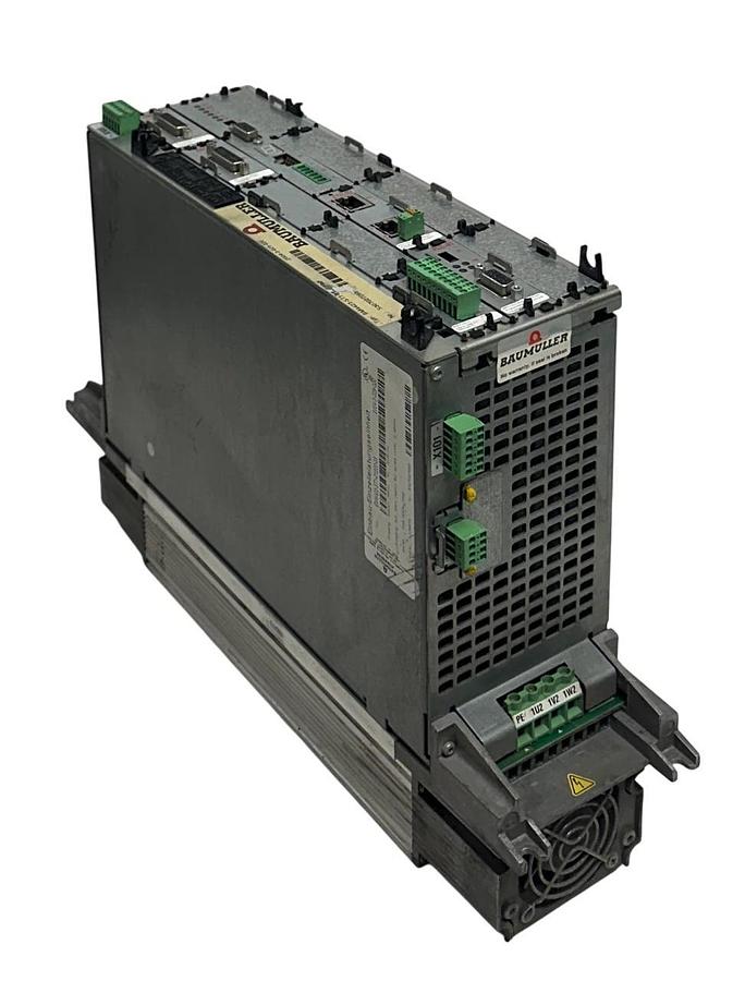 Used BAUMULLER BM4423-ST1-01200-03 / 2004-3-025-020 SERVO DRIVE 3PH 379573 Enet USNP