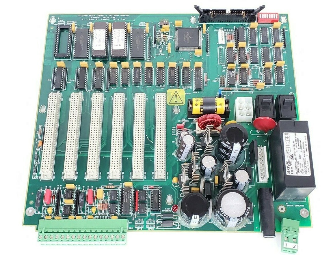 Used NEW RAMSEY / MICRO-TECH 2000 D07257B-E001 REV. S MOTHERBOARD C072757-E003 REV. G