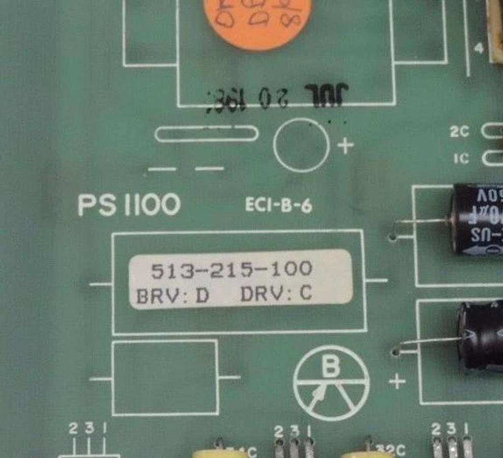 Used BURTON 513-215-100 PC BOARD PS1100 BRV D DRV C ECI-B-6, 513215100