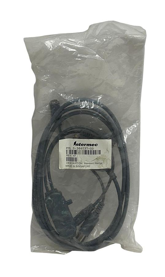 Used INTERMEC 0-364037-00 / 036403700 OEM STANDARD WEDGE CABLE Rev. 17 6FT NSMP